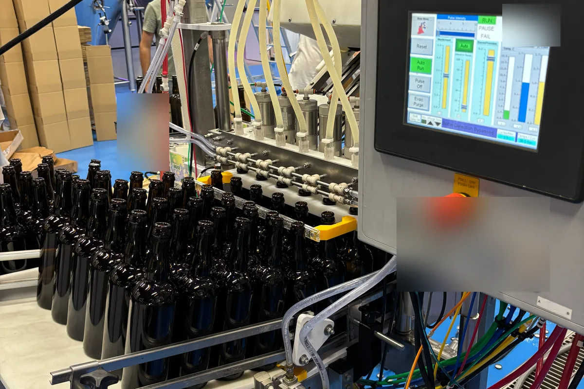Machine 5 of 5: Crown misfeeds and bottle jams. Mechanical, and usually one worn part rather than a fault.